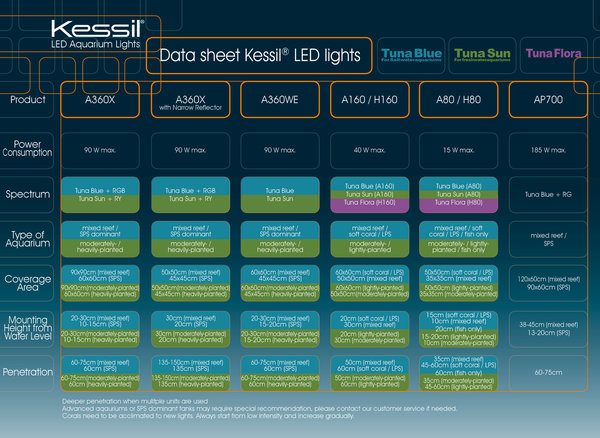 Kessil LED A360X Tuna Blue